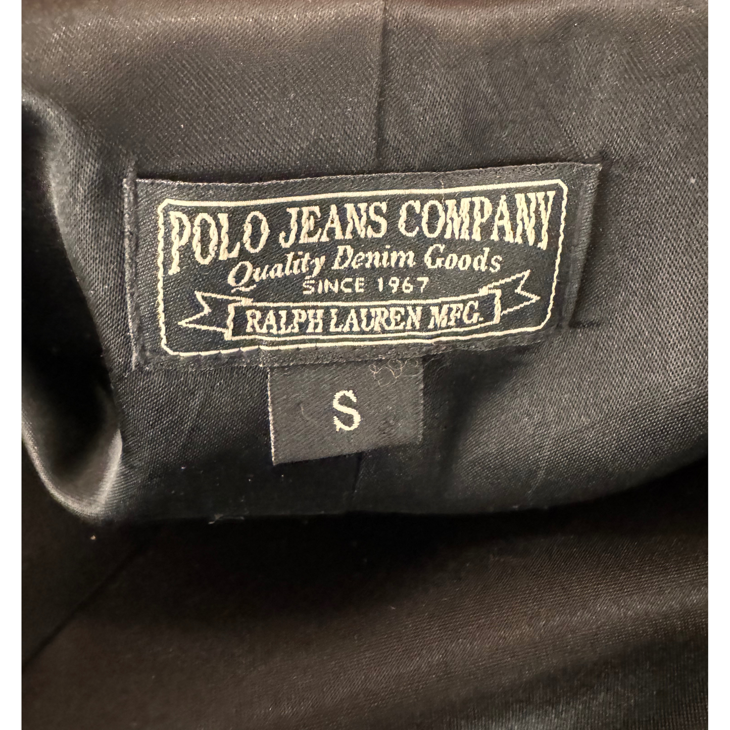 GIACCA DENIM POLO NERA