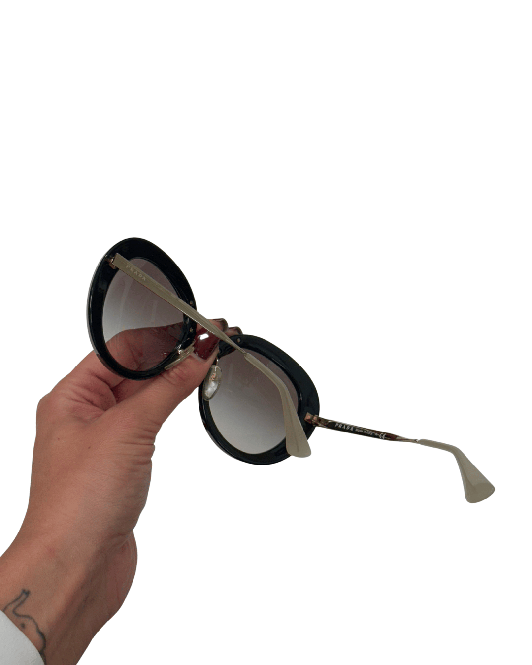 OCCHIALI DA SOLE TONDI NERI