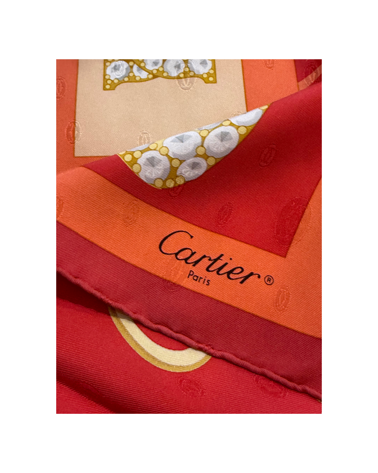 FOULARD CARTIER - MOTIVO GIOIELLI E PANTERA