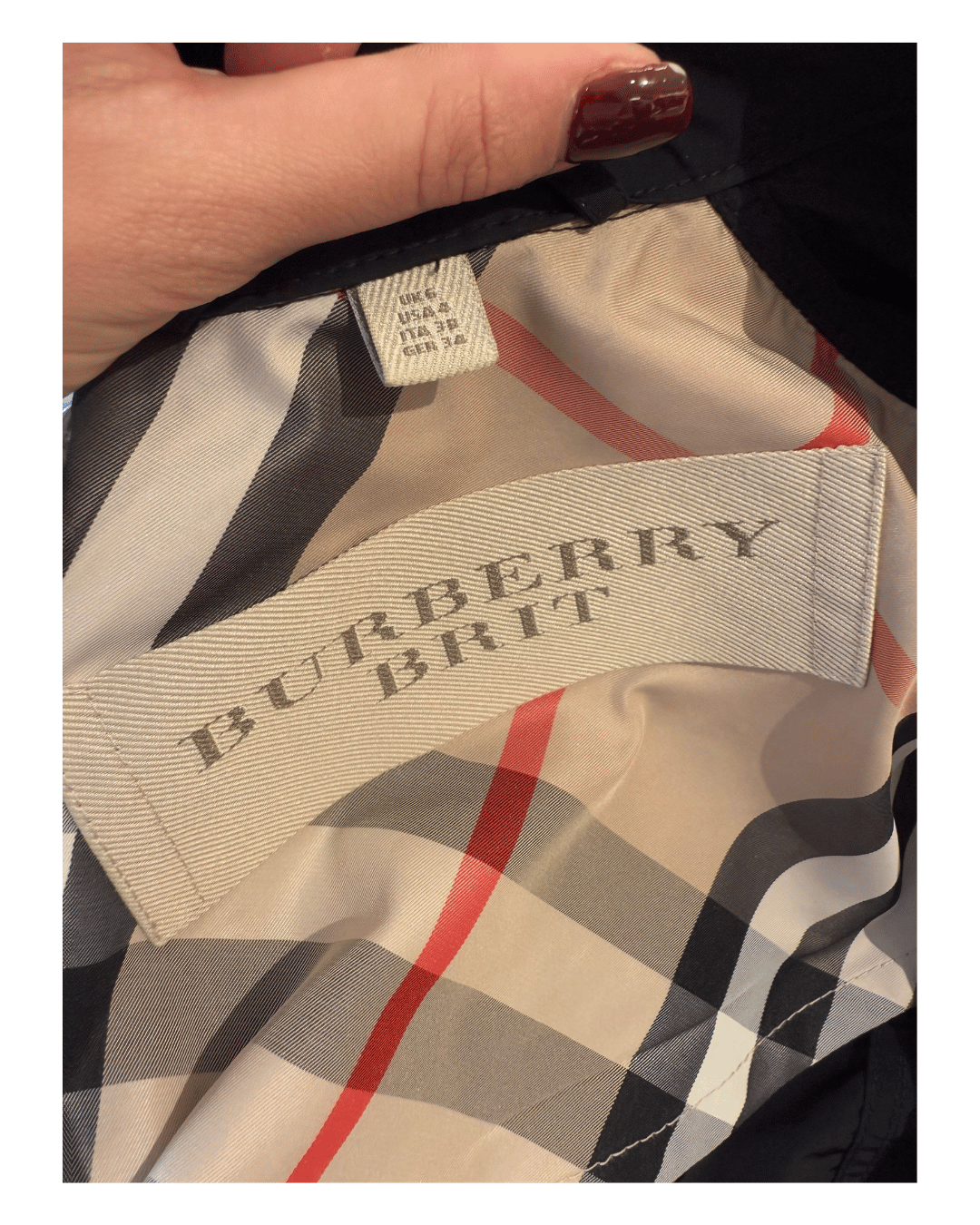 IMPERMEABILE BURBERRY NERO DONNA