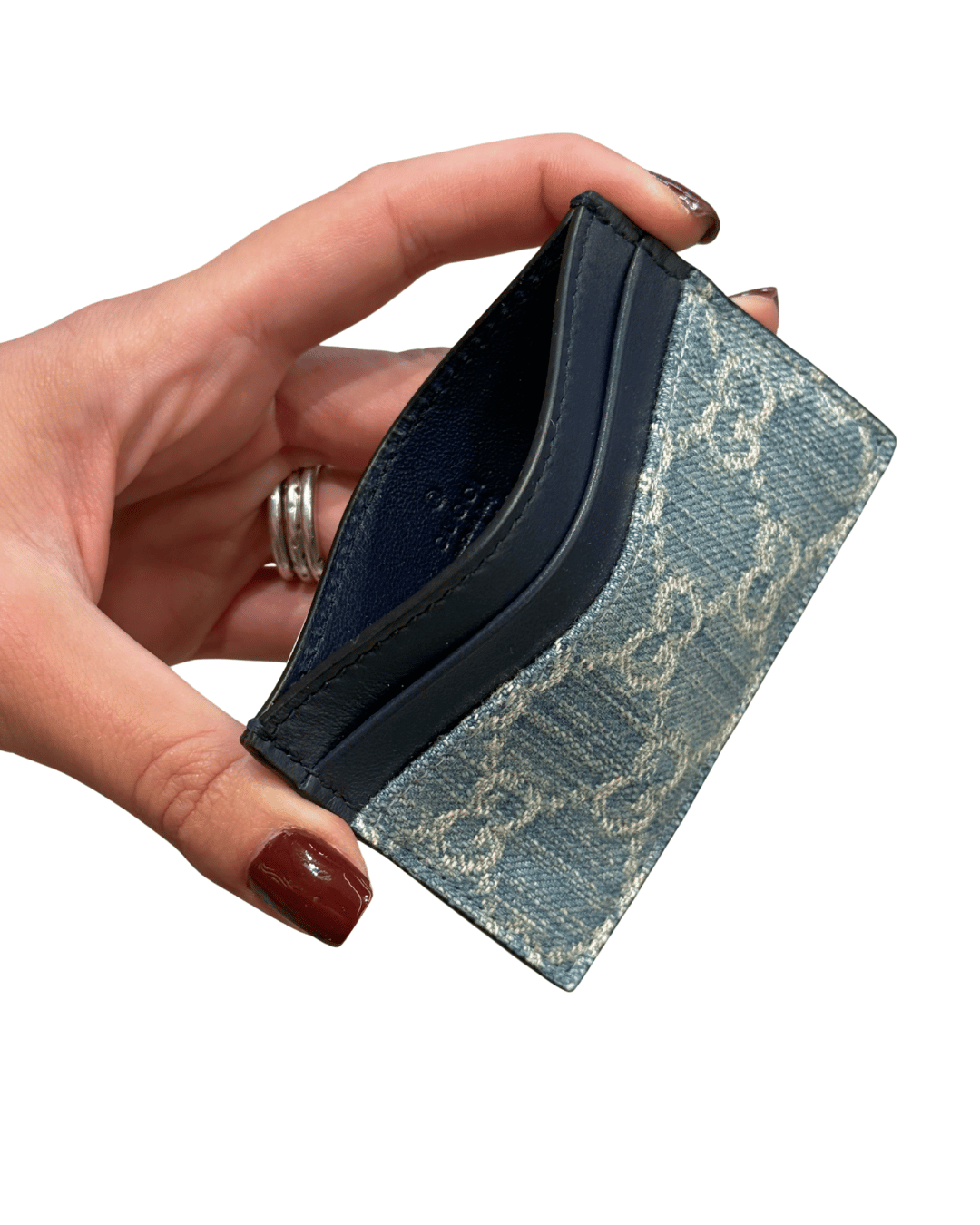 PORTACARTE GUCCI DENIM