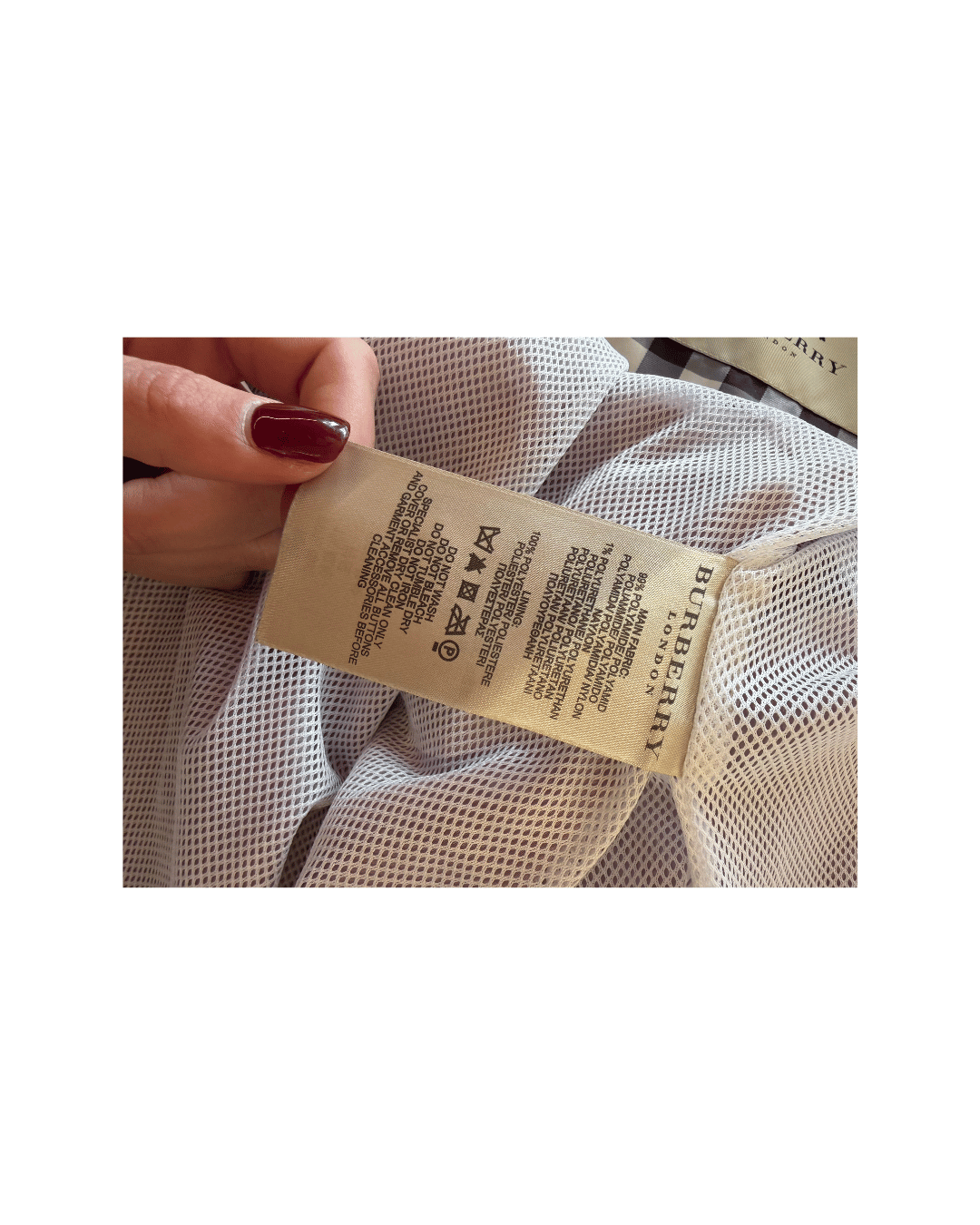 IMPERMEABILE BURBERRY LILLA Tg 40