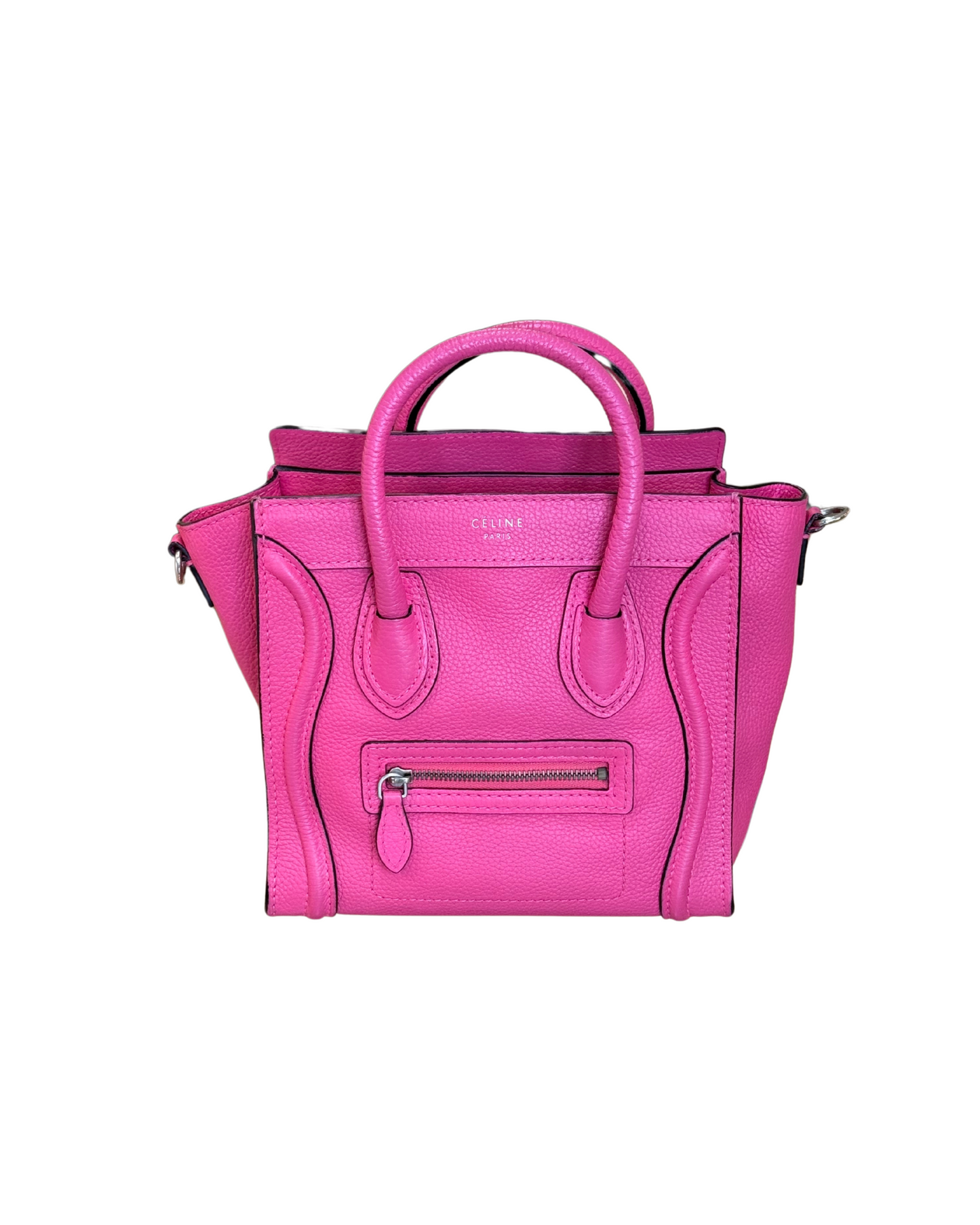 CELINE LUGGAGE FUCSIA