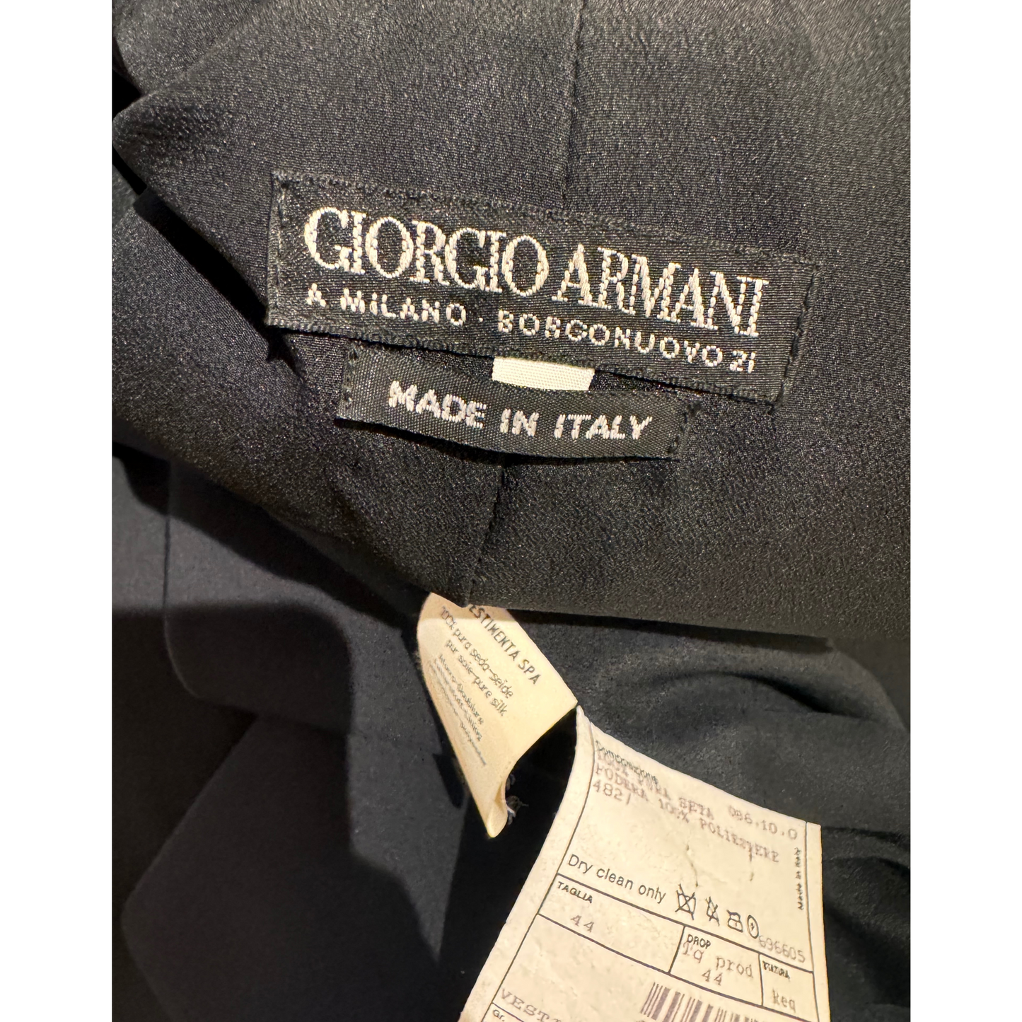 SOPRABITO GIORGIO ARMANI NERO