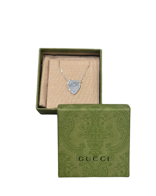 COLLANA GUCCI ARGENTO