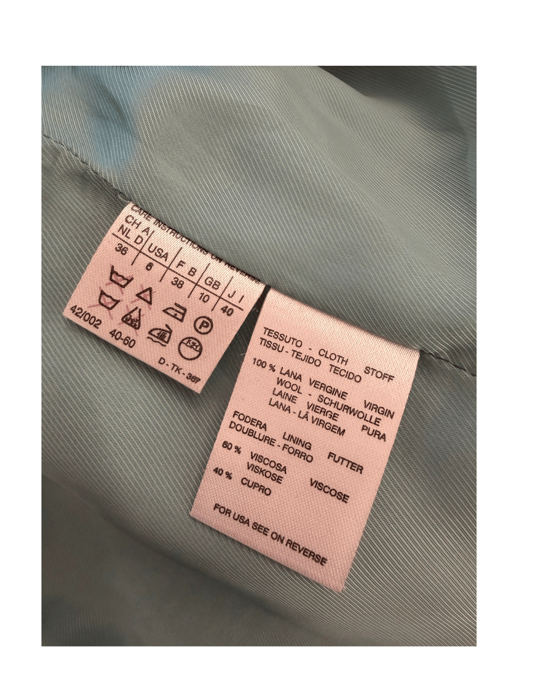 GIACCA MAXMARA AZZURRA IN LANA Tg 40