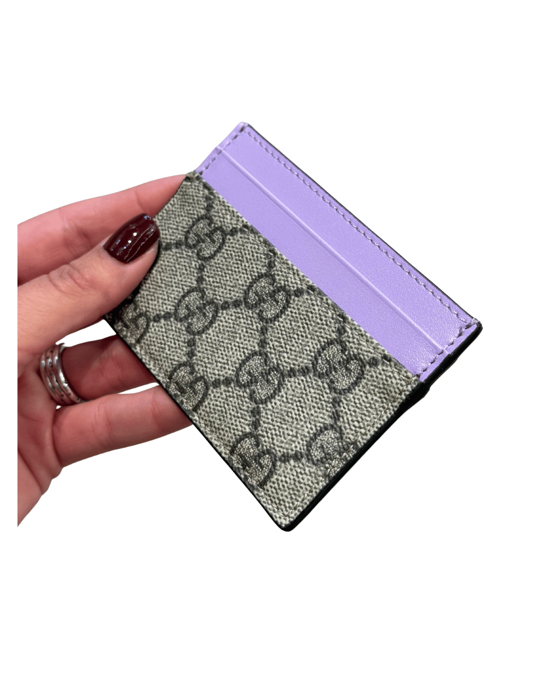 PORTACARTE GUCCI RIFINITURE LILLA
