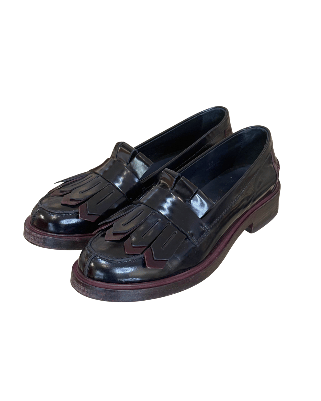 MOCASSINI TODS NERI E BORDEAUX Nr37