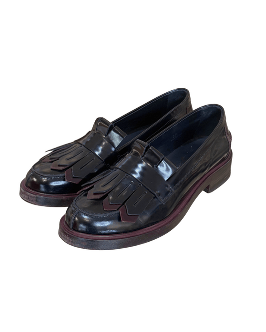 MOCASSINI TODS NERI E BORDEAUX Nr37
