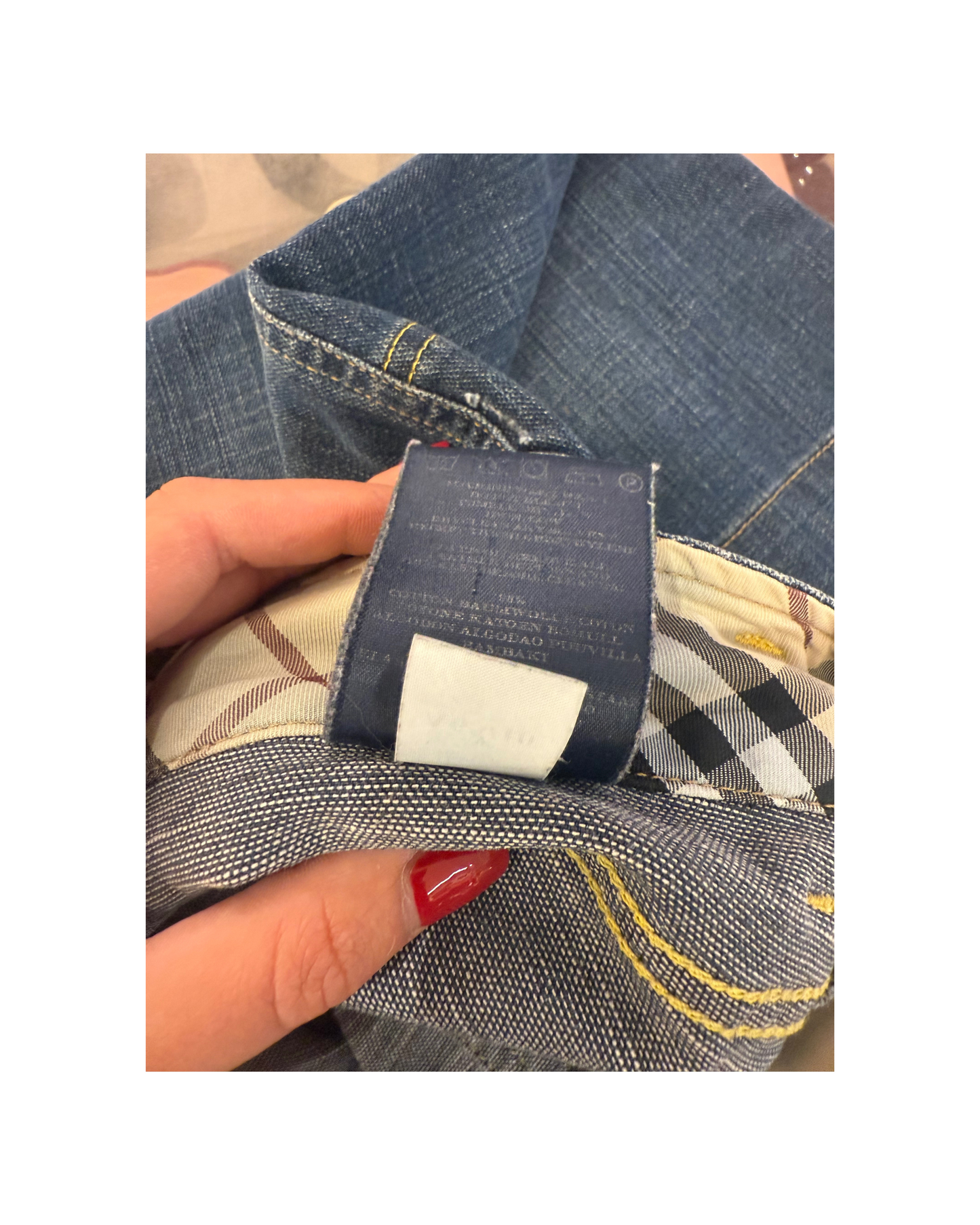 GONNA JEANS BURBERRY