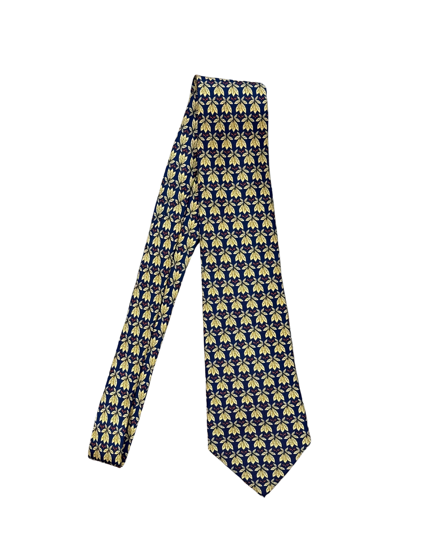 CRAVATTA HERMES BLU NAVY