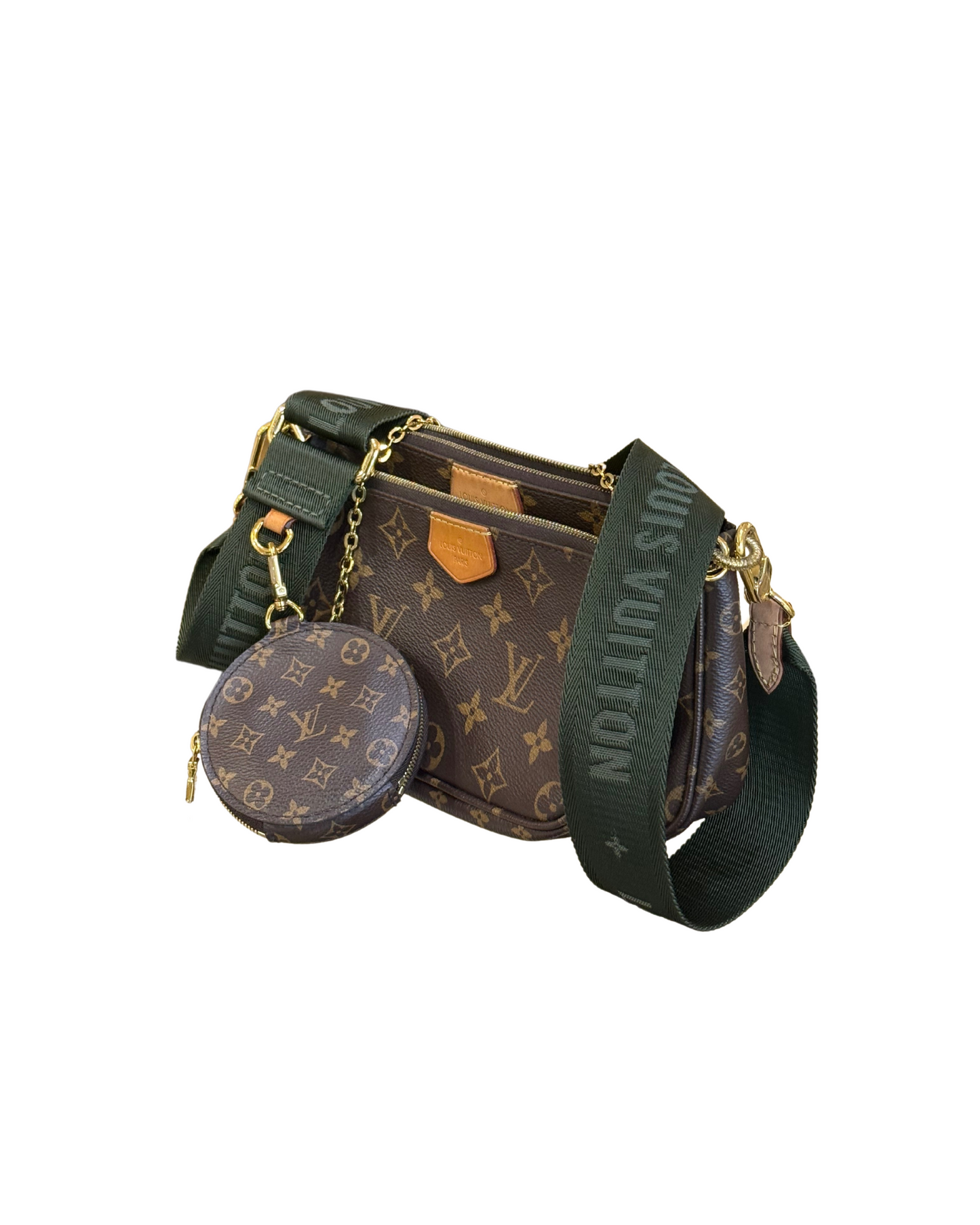 MULTIPOCHETTE LOUIS VUITTON TRACOLLA VERDE