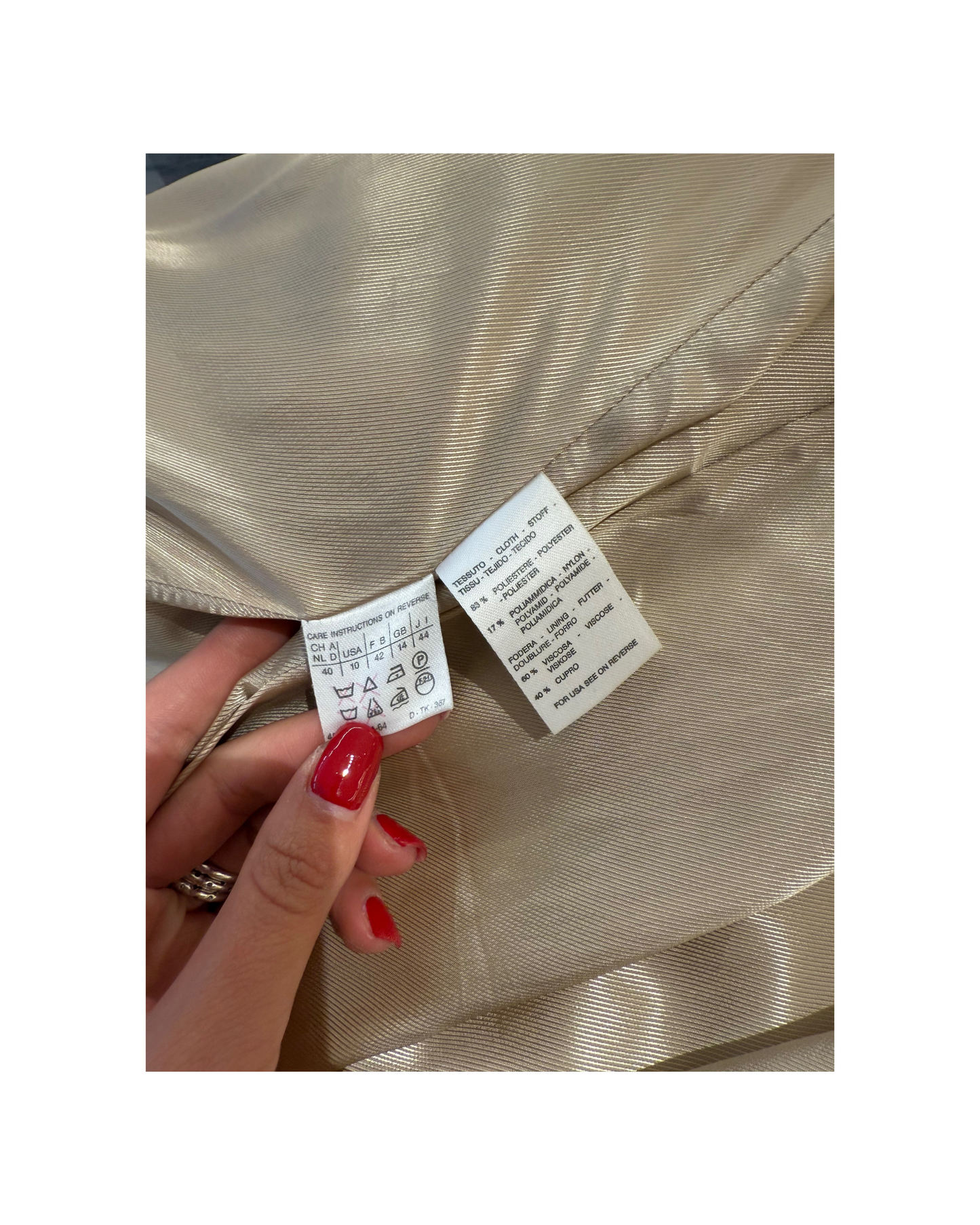 CAPPOTTO LEGGERO MAXMARA COLOR SABBIA