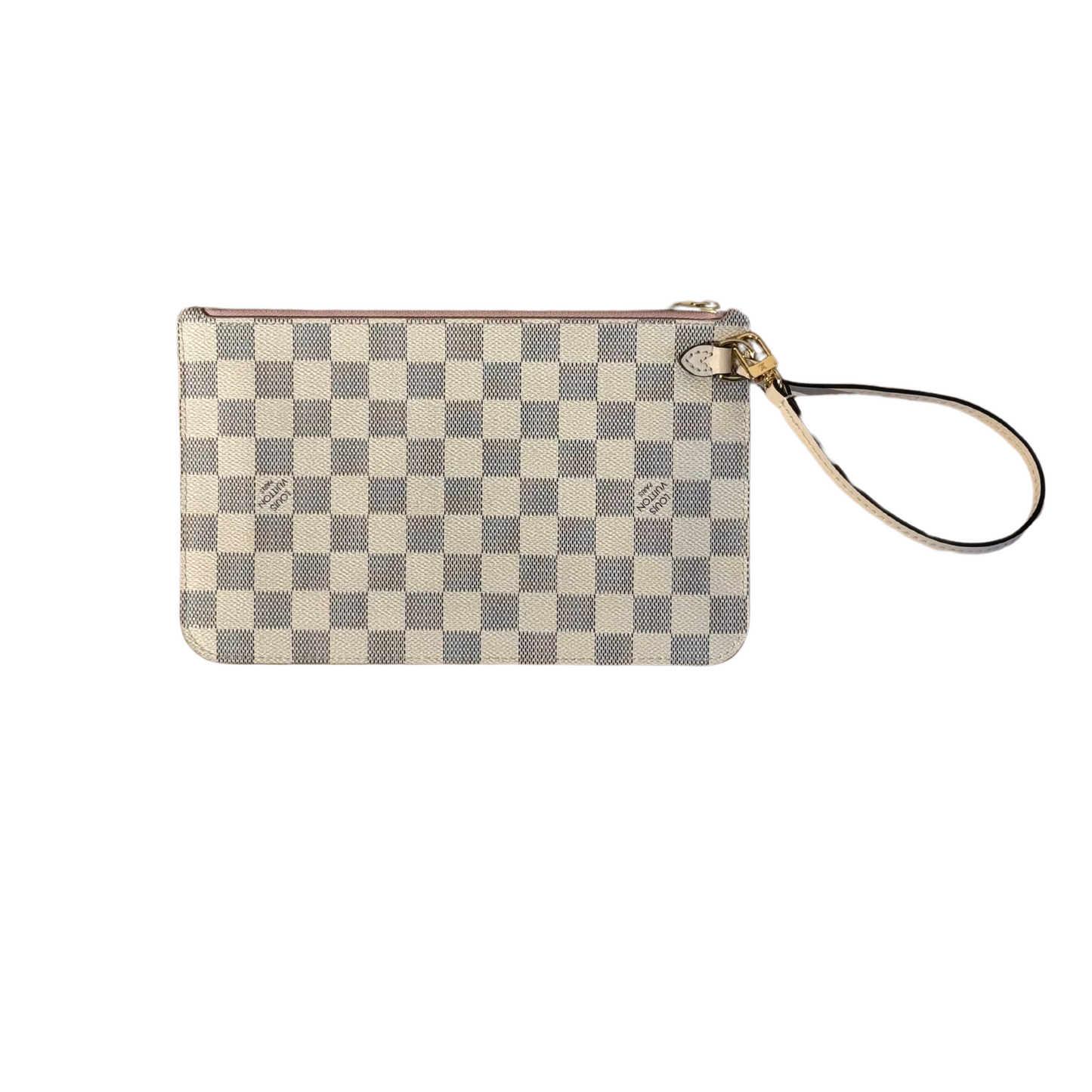 POCHETTE PIATTA DAMIER AZUR