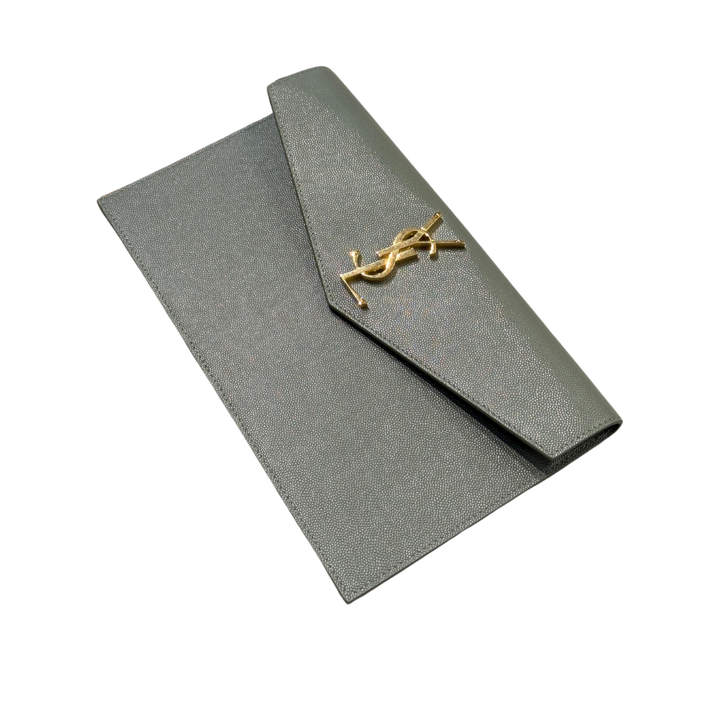 POCHETTE UPTOWN YSL VERDE SALVIA