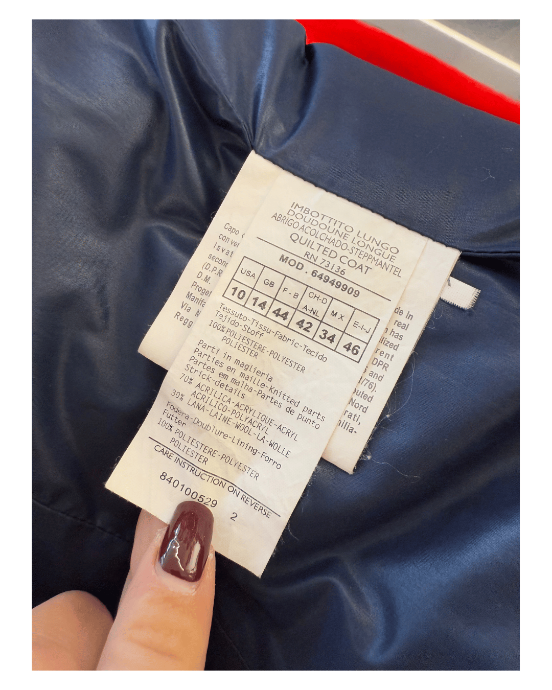 PIUMINO LUNGO BLU MAX&CO