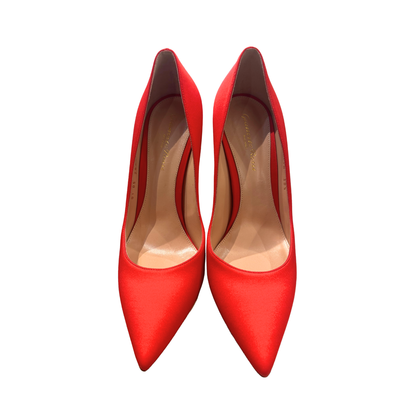 DECOLLETE GIANVITO ROSSI ROSSE nr38.5