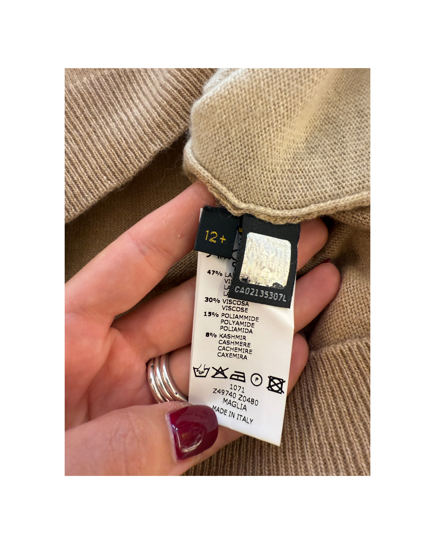 MAGLIONE FF FENDI BEIGE