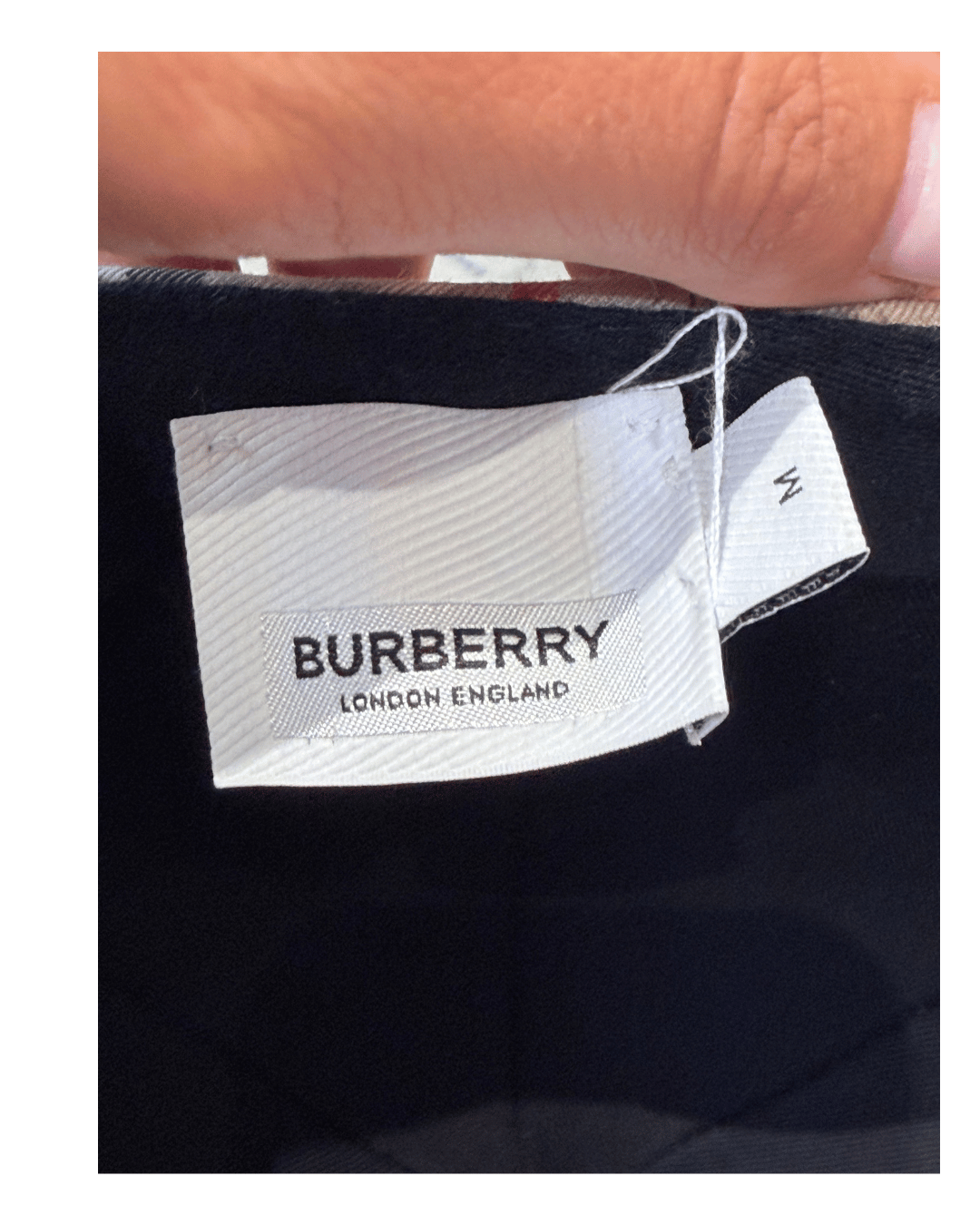 CAPPELLO CON VISIERA BURBERRY LONDON ENGLAND CHECK BEIGE