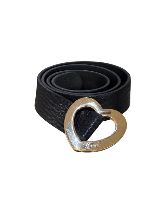 CINTURA GUCCI HARDWARE FORMA DI CUORE