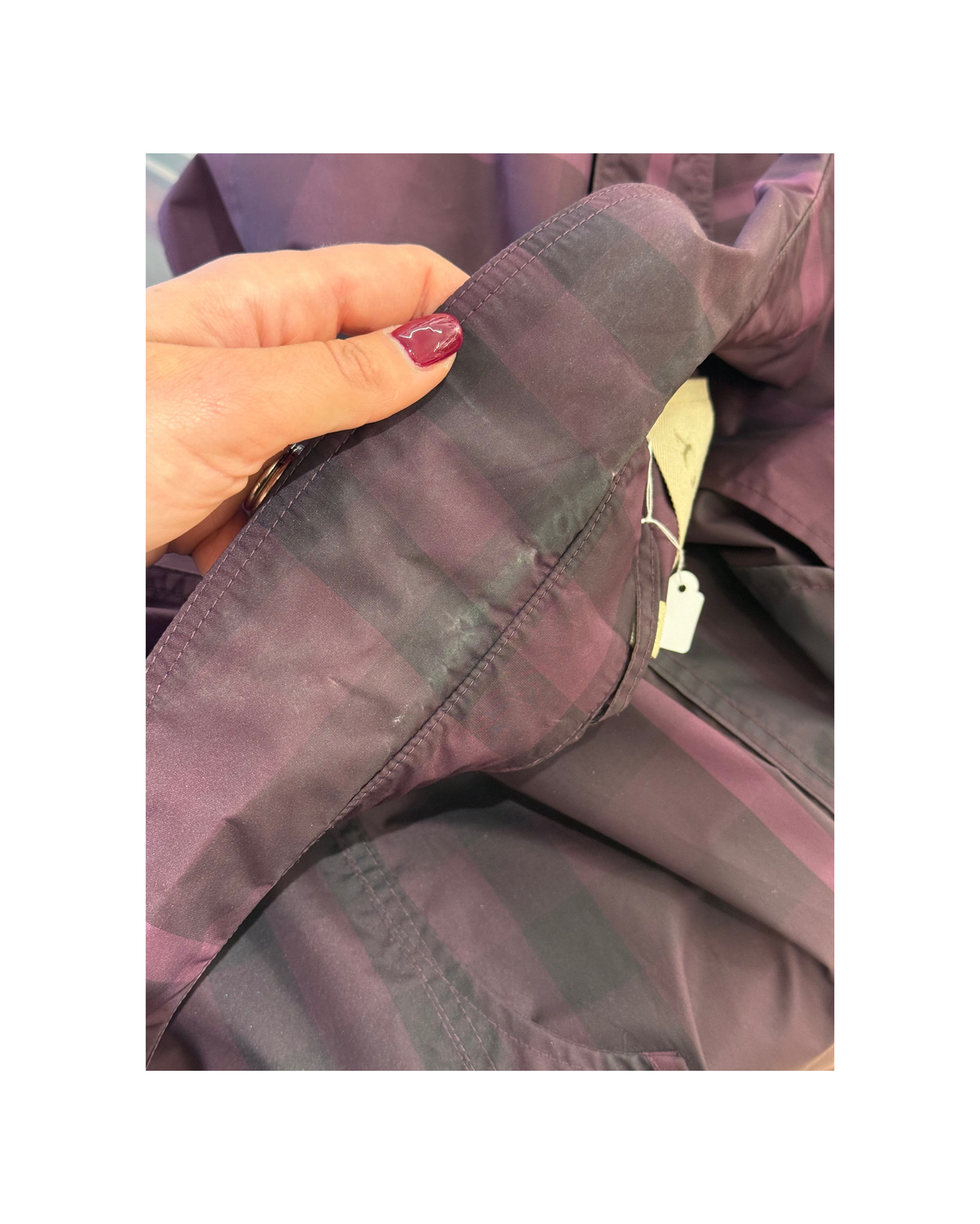 IMPERMEABILE BURBERRY VIOLA