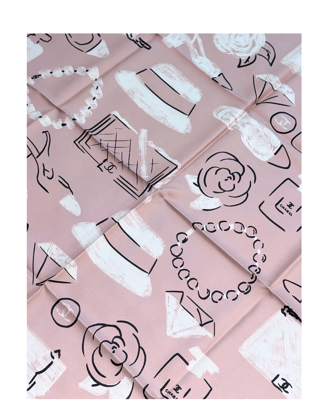 FOULARD CHANEL ROSA