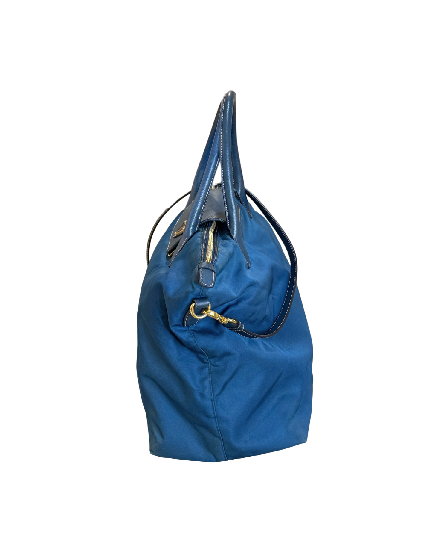 BORSA TESSUTO TECNICO PRADA BLU