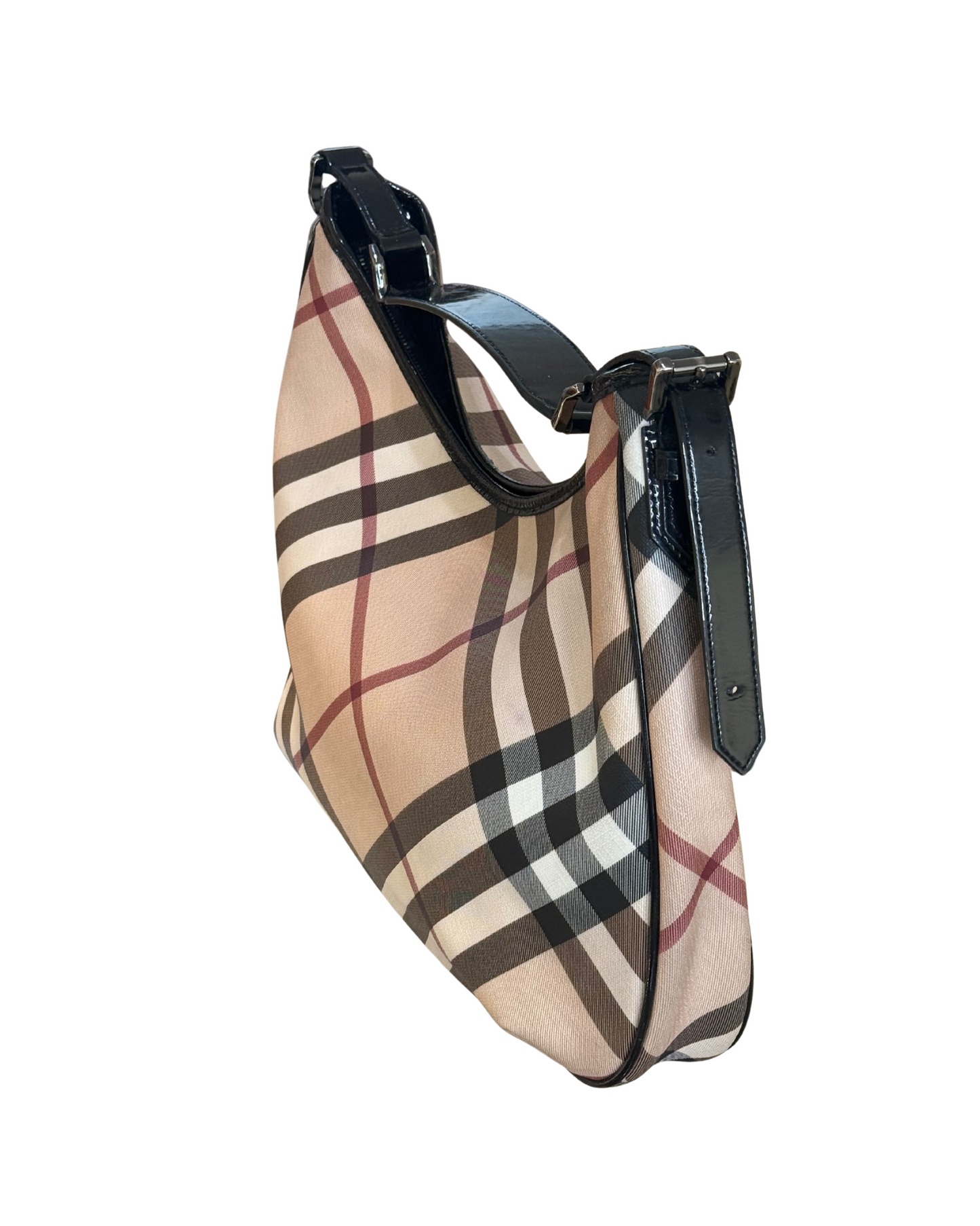 MEZZALUNA BURBERRY RIFINITURE NERE