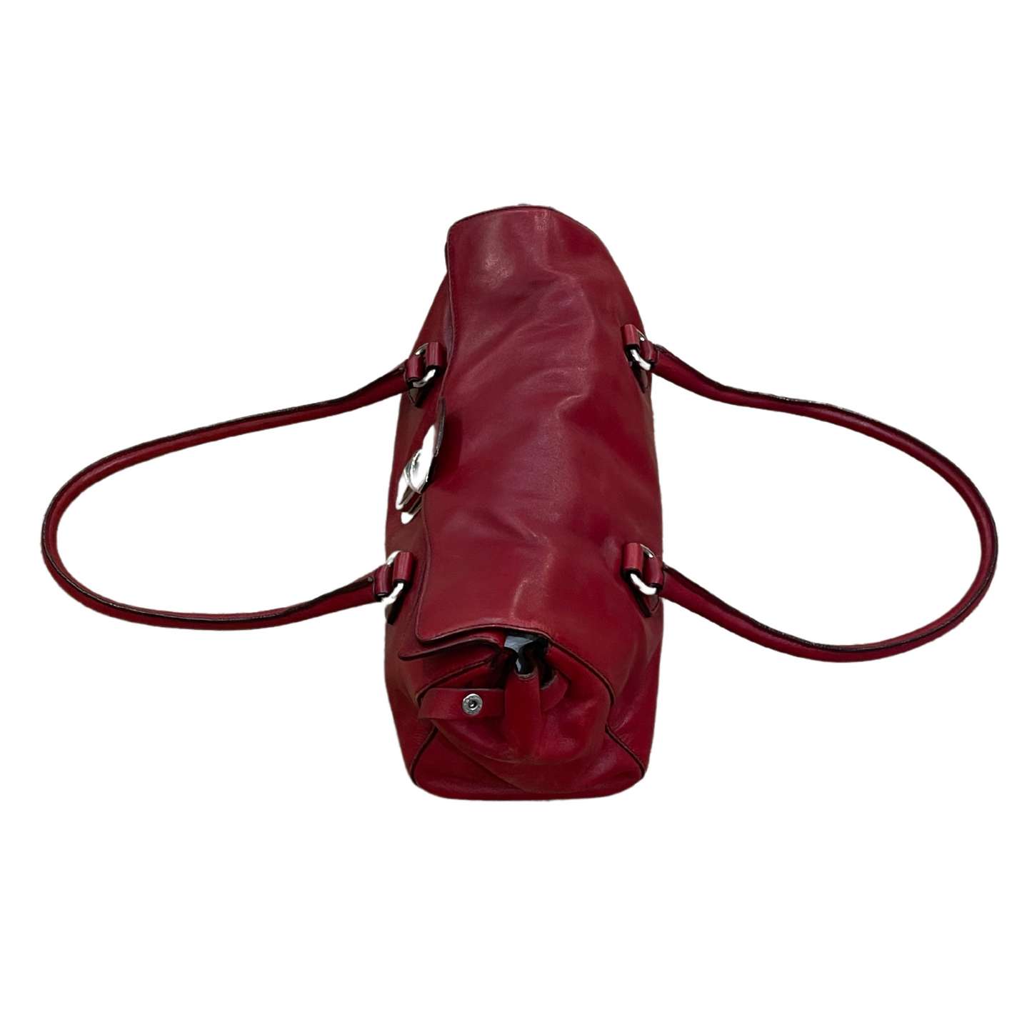 BAGUETTE PRADA VINTAGE ROSSA