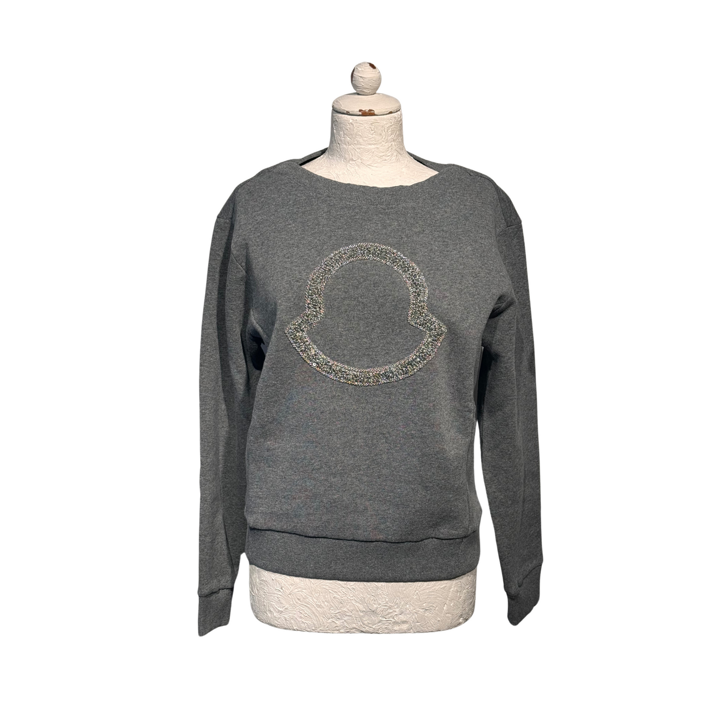 FELPA MONCLER GRIGIA