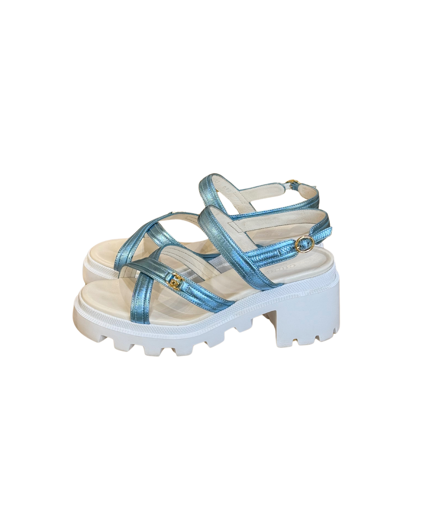 SANDALI GUCCI TURCHESI