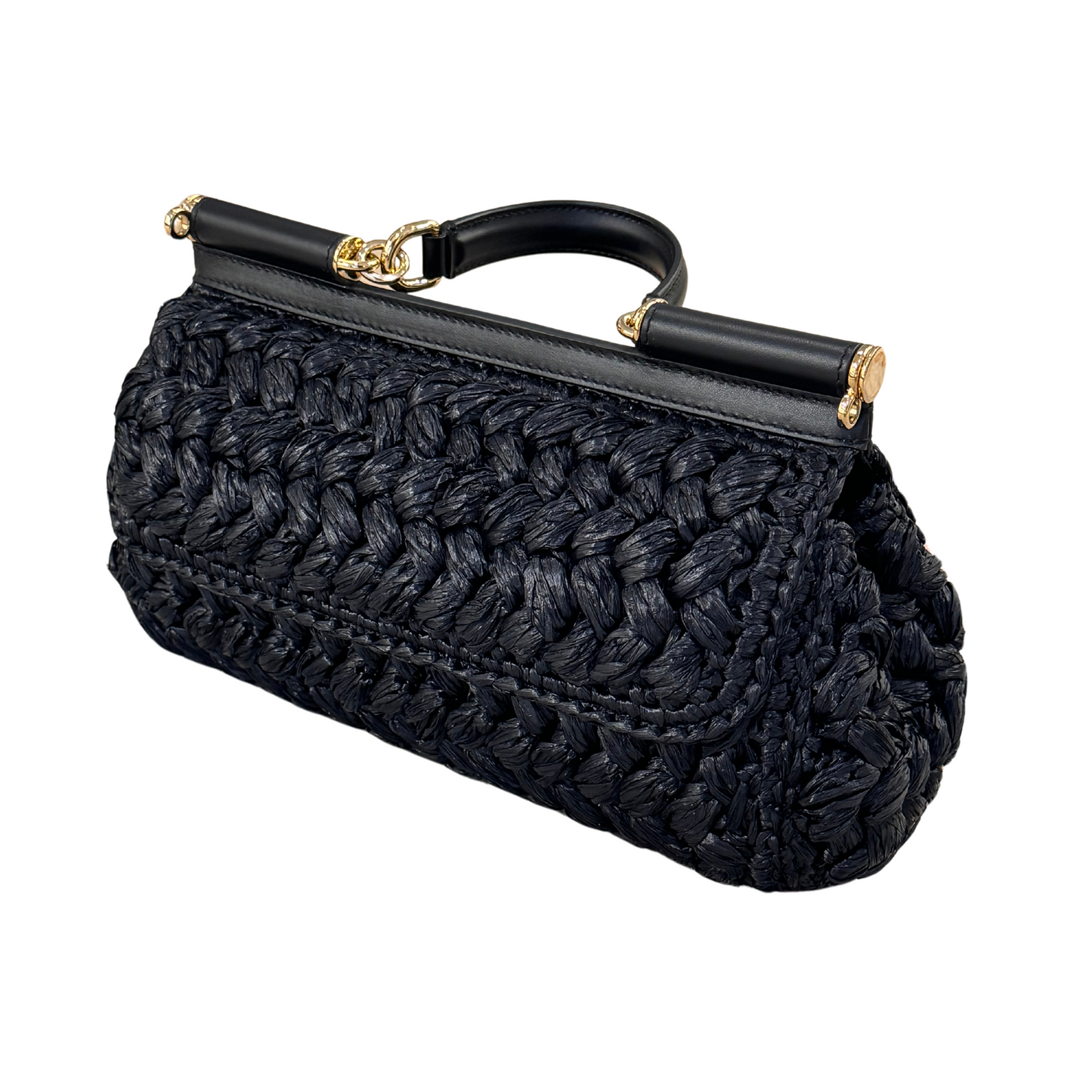 MISS SICILY RAFFIA NERA D&G