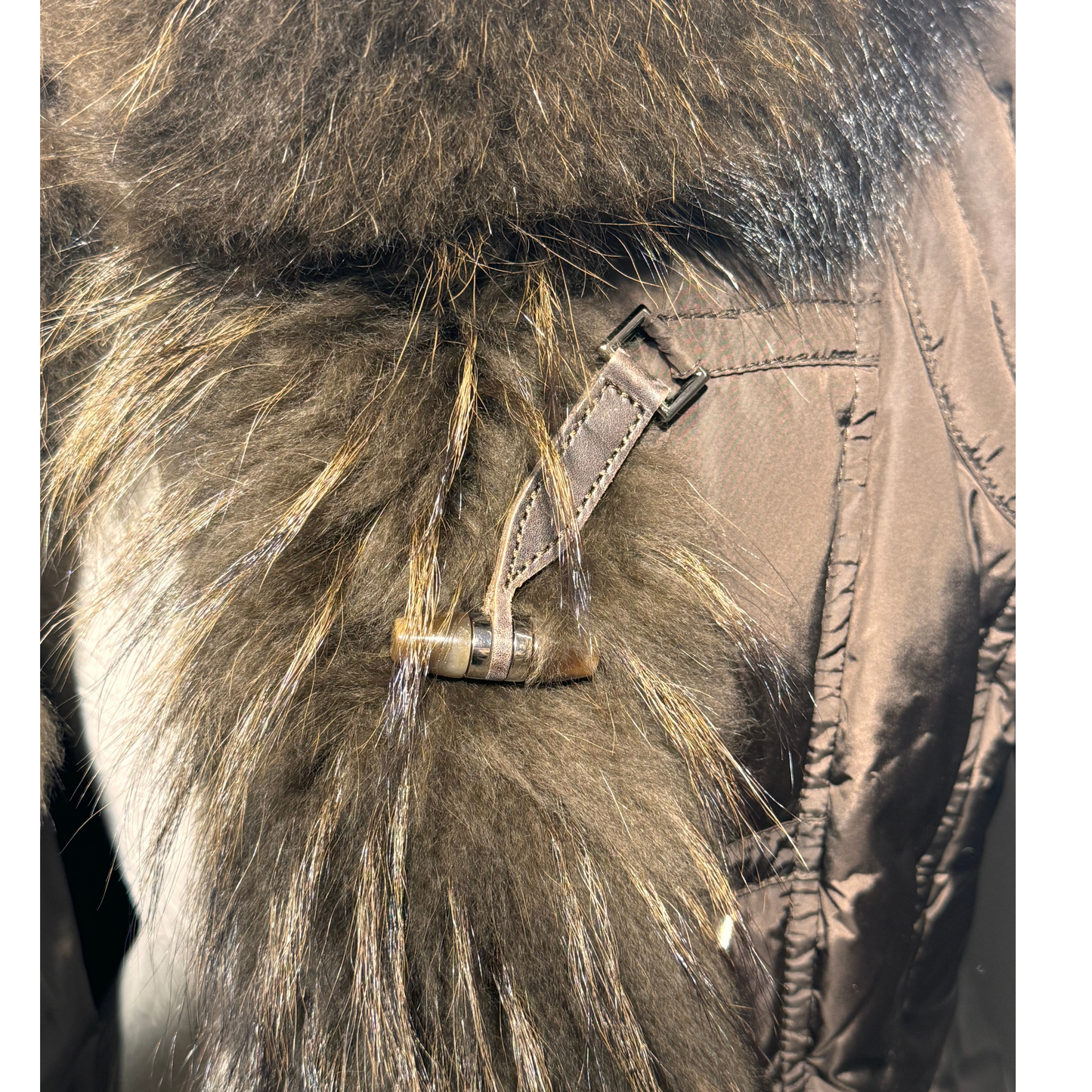 PIUMINO MONCLER CON PELO DI VOLPE