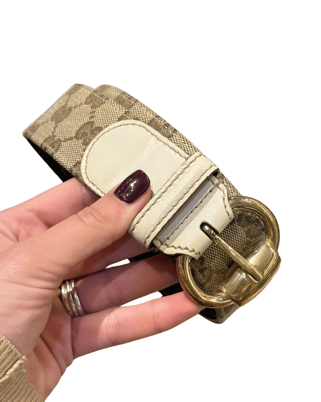 CINTURA GUCCI MONOGRAM GG