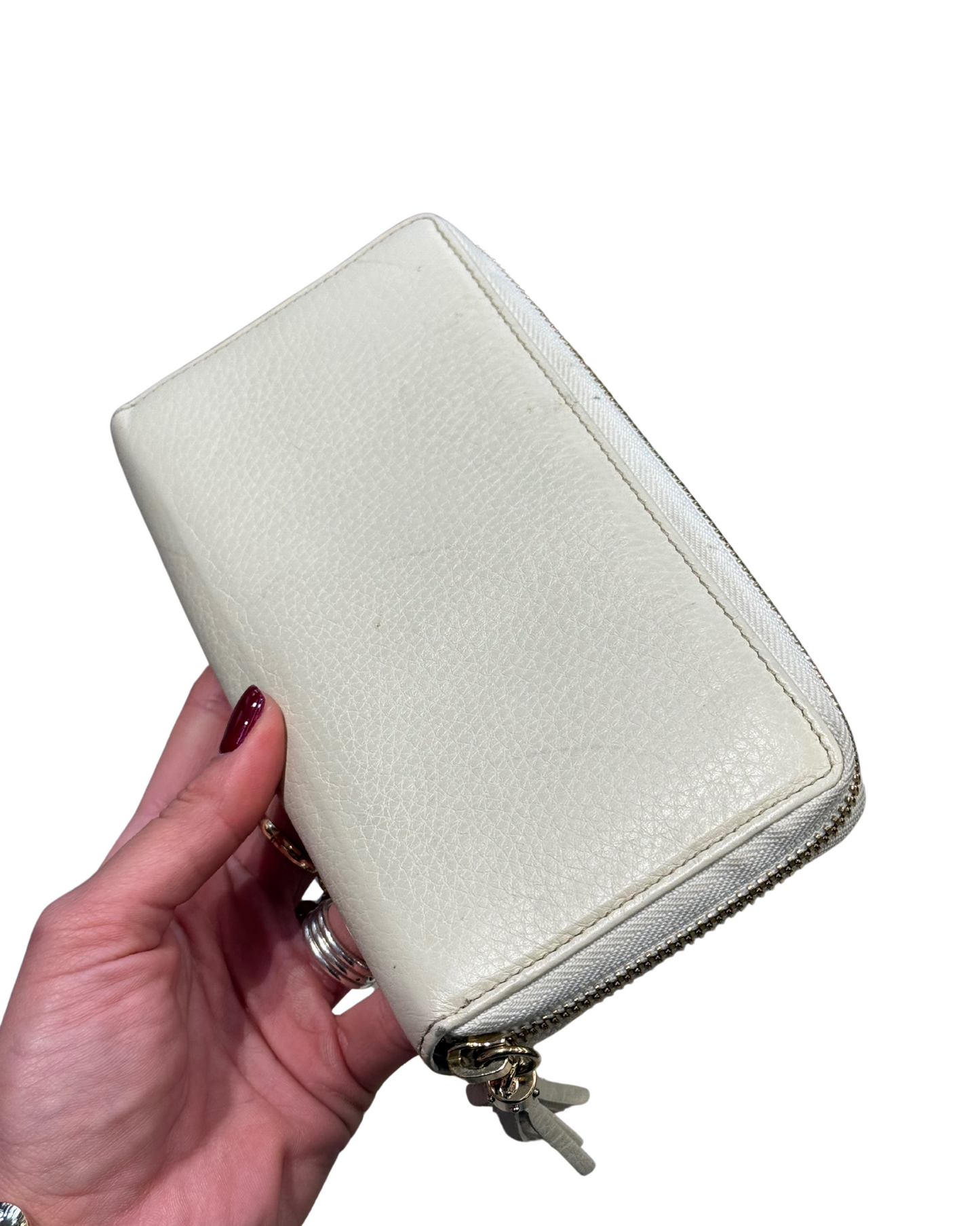 PORTAFOGLIO GUCCI SOHO AVORIO