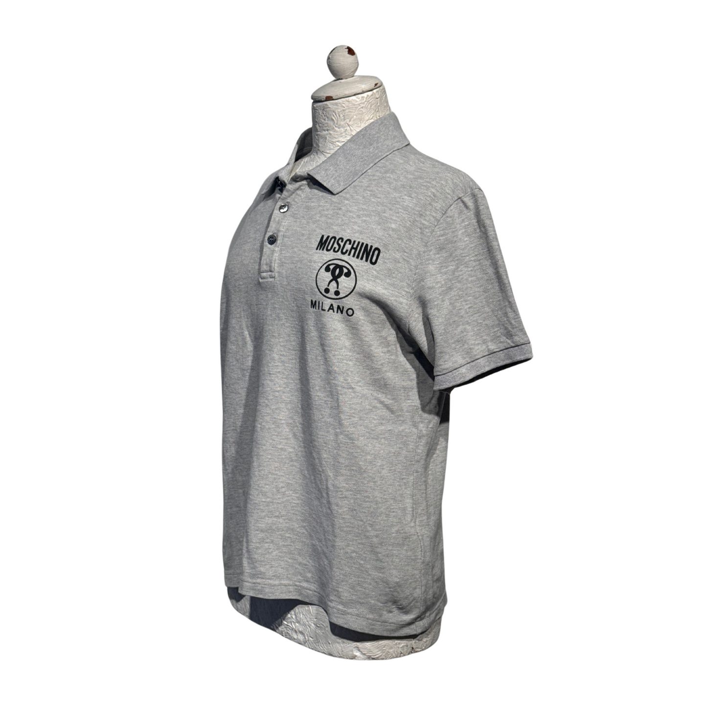 POLO MOSCHINO GRIGIA