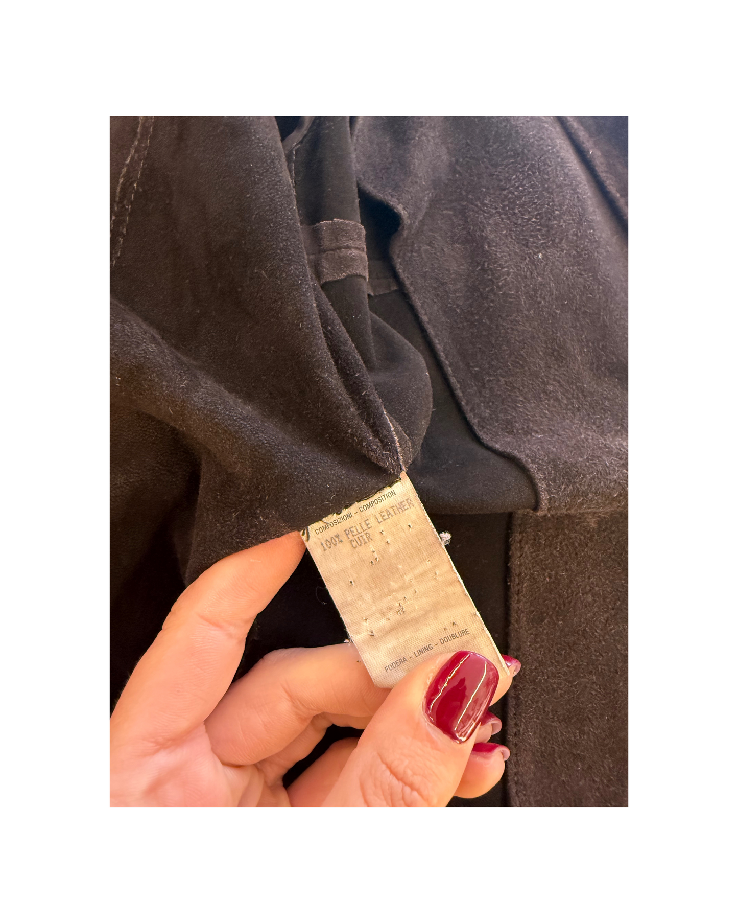 GIACCA GUCCI MARRONE PELLE