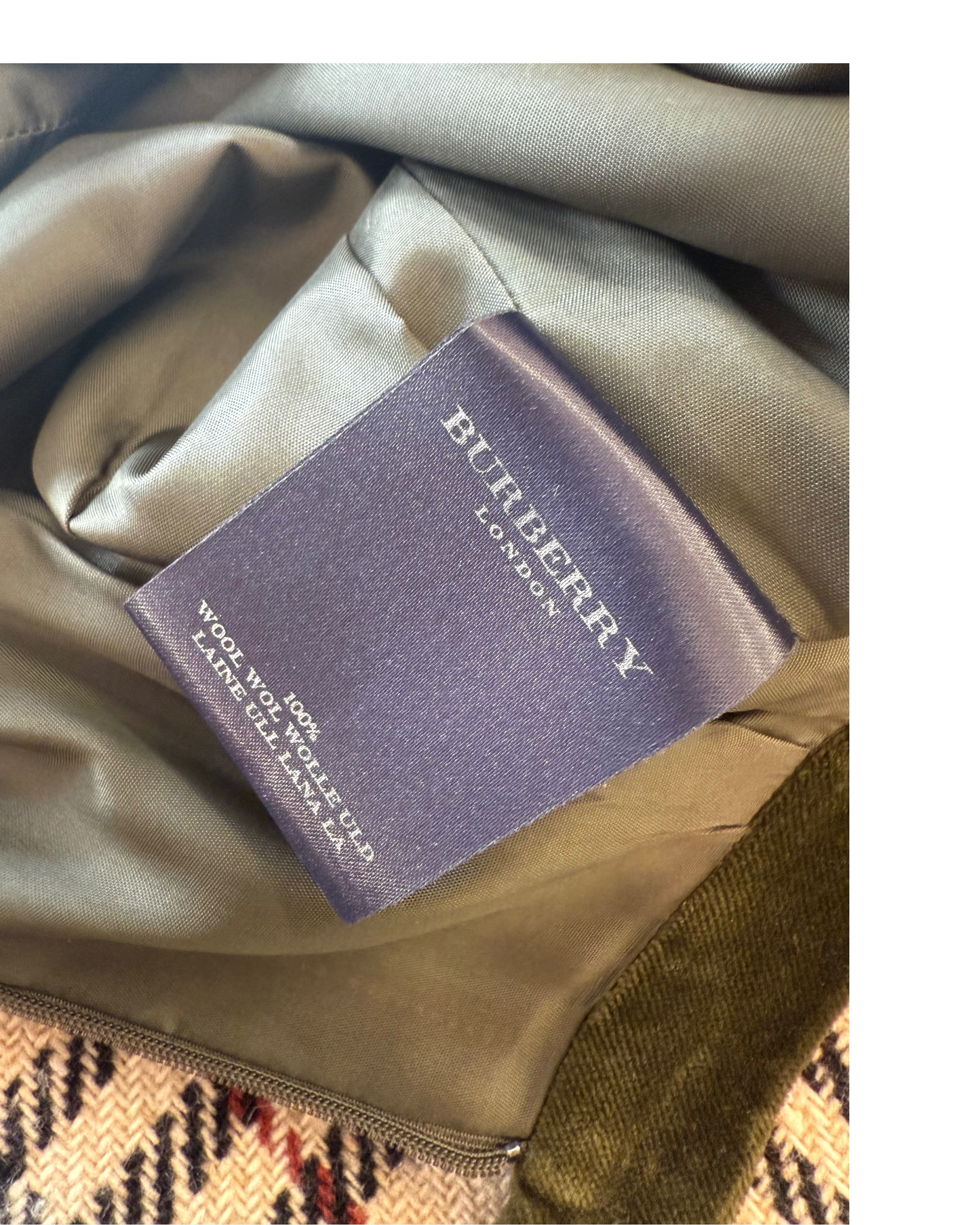 GONNA LUNGA PATCHWORK BURBERRY