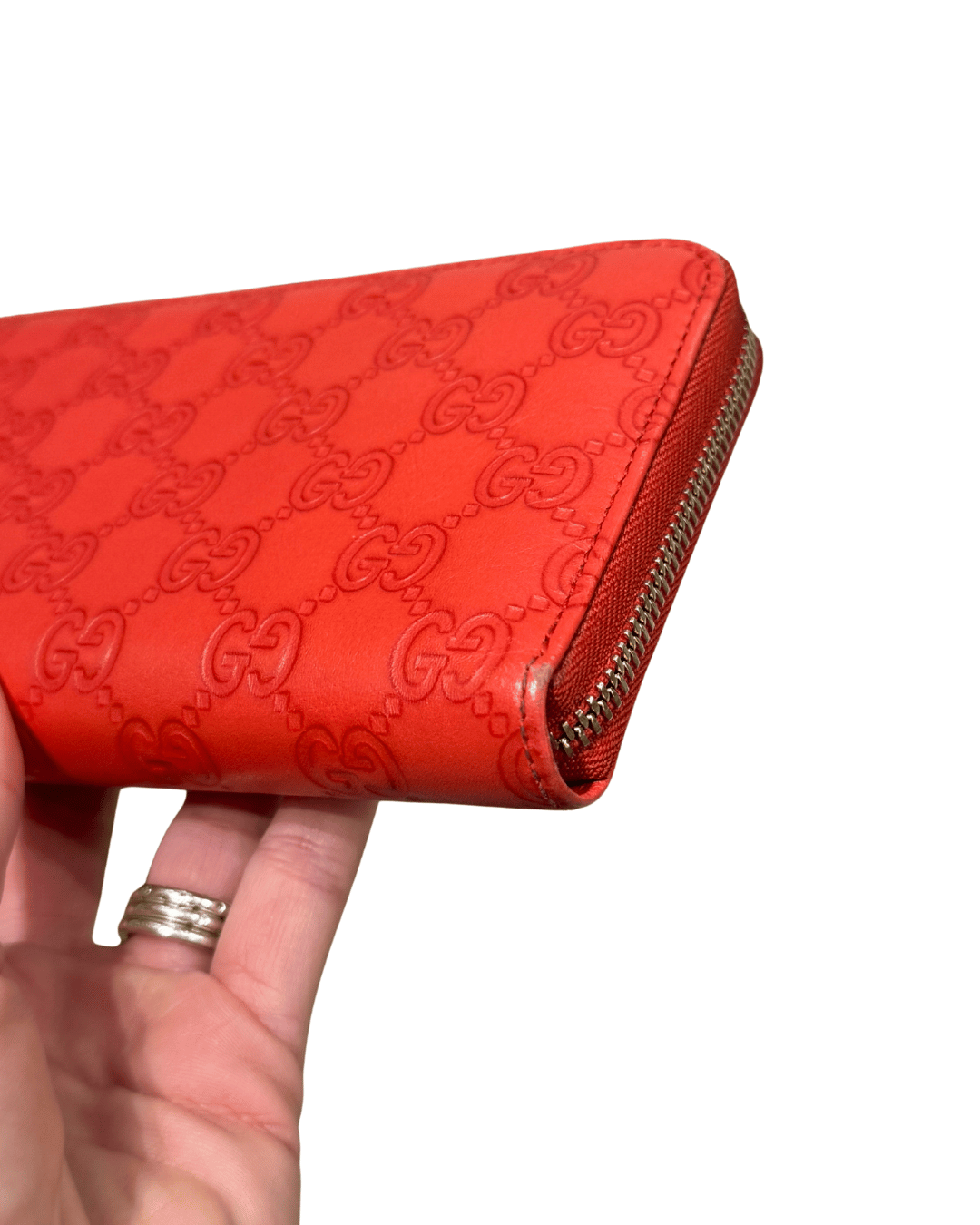 PORTAFOGLIO GUCCI COLOR CORALLO
