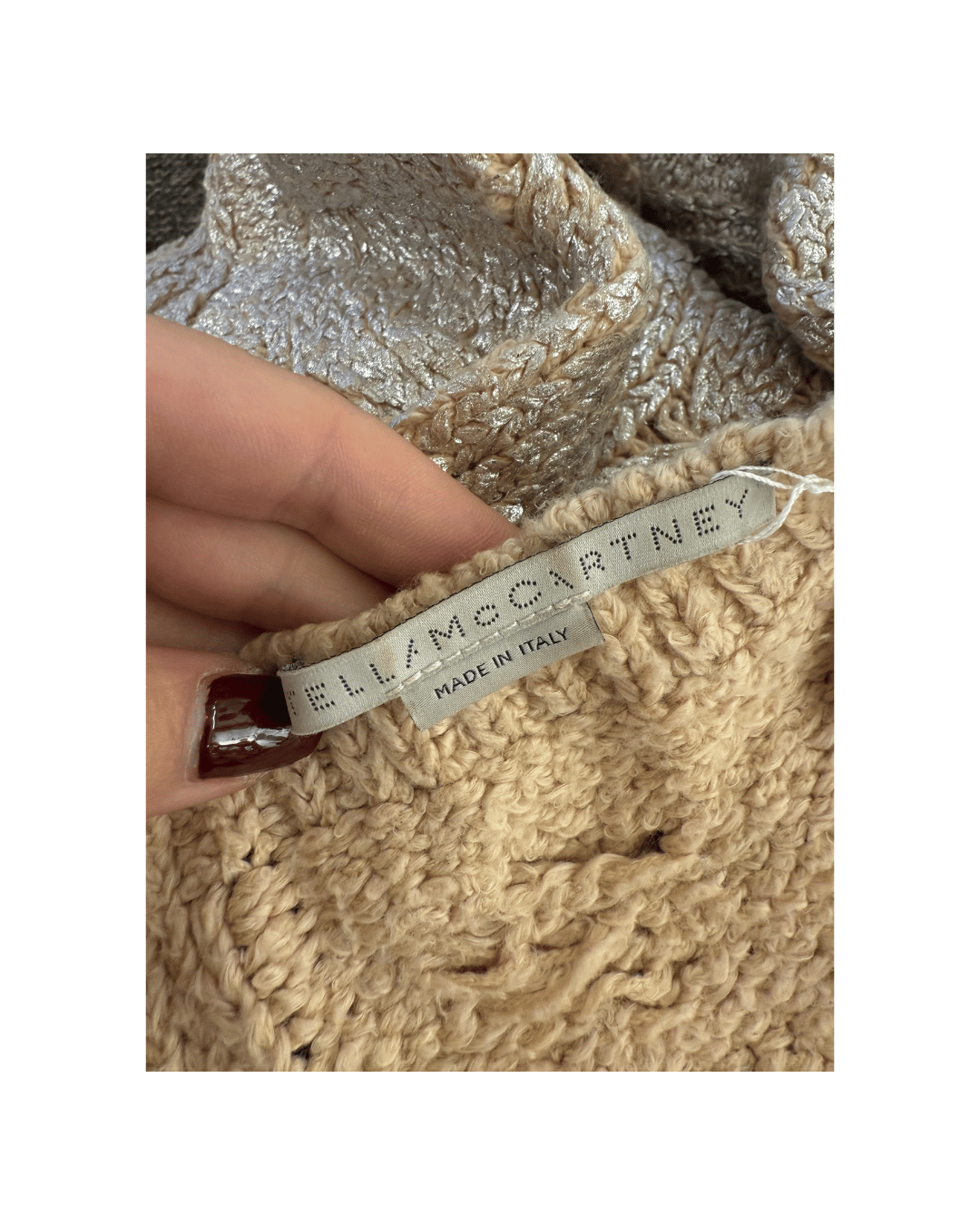 CARDIGAN STELLA MCCARTNEY METALIZZATO