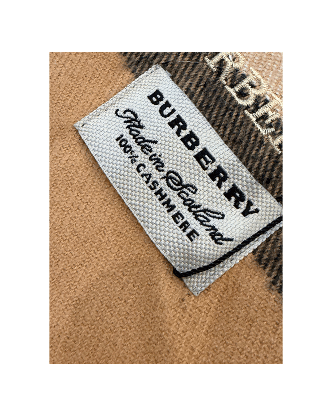 SCIARPA BURBERRY 100% CASHMERE