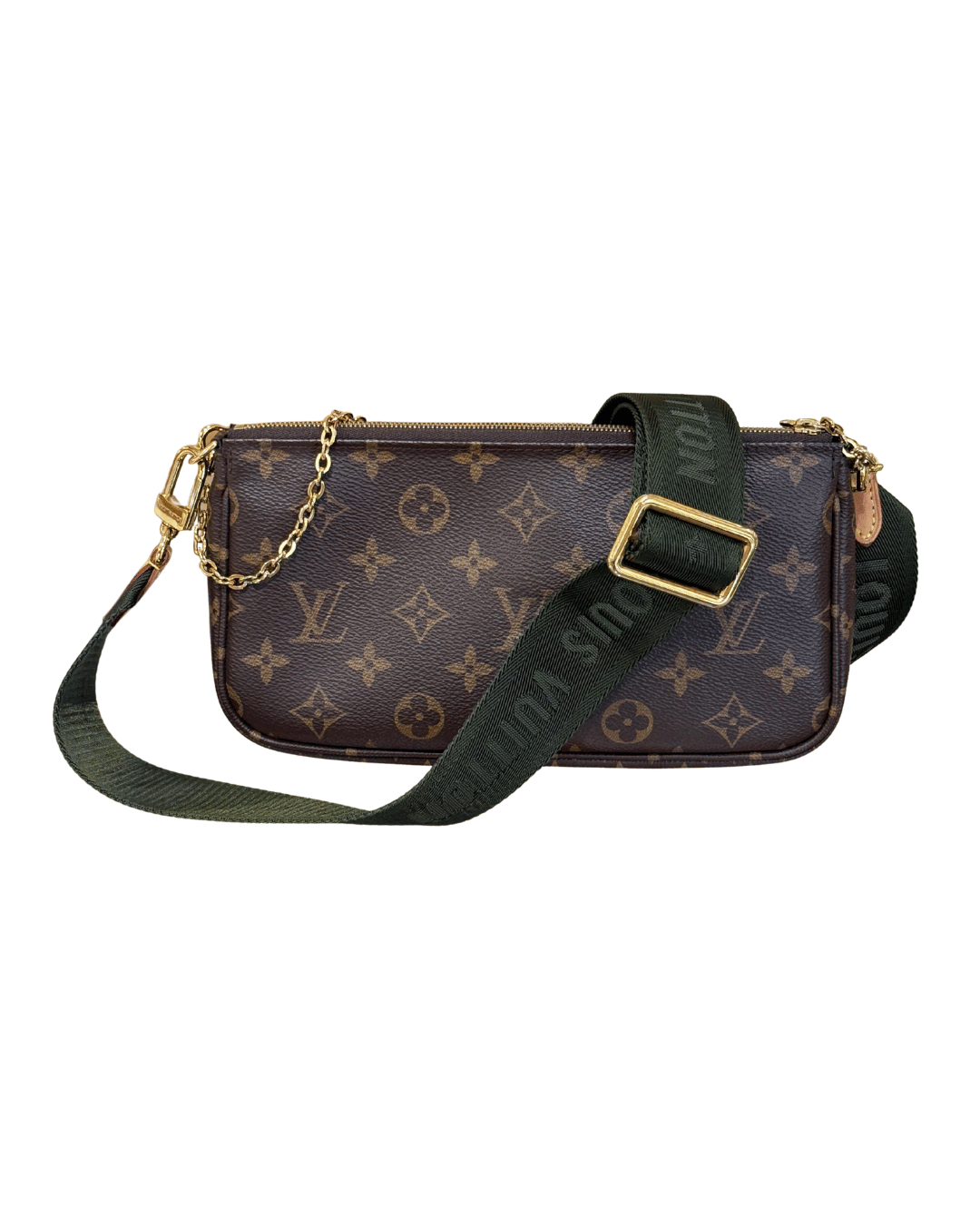 MULTIPOCHETTE LOUIS VUITTON TRACOLLA VERDE