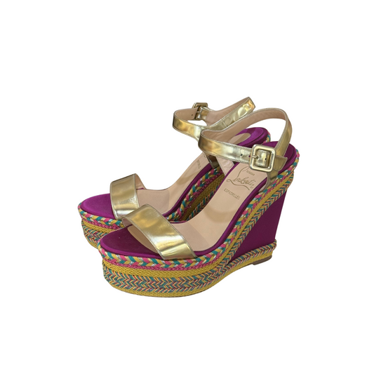 SANDALI CON ZEPPA LOUBOUTIN Nr 37.5