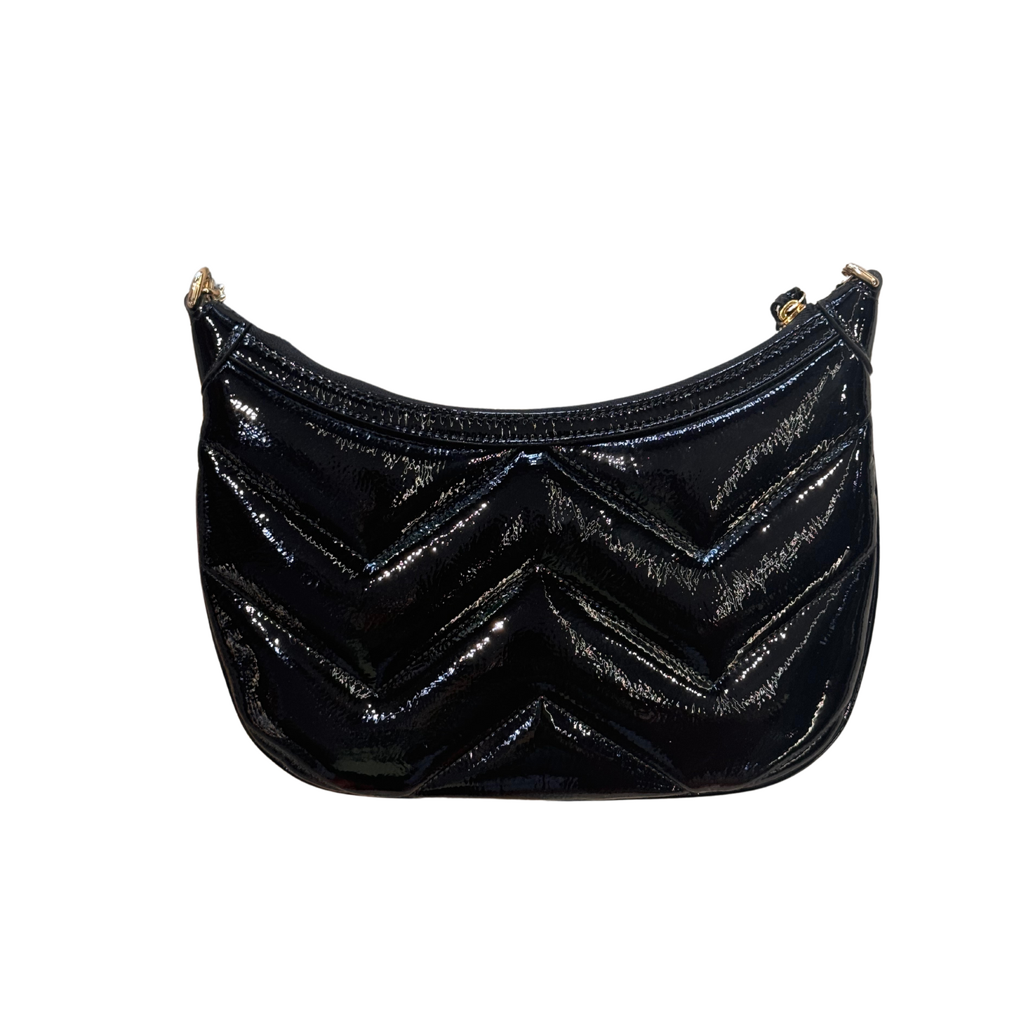 MEZZALUNA HOBO GUCCI VERNIS