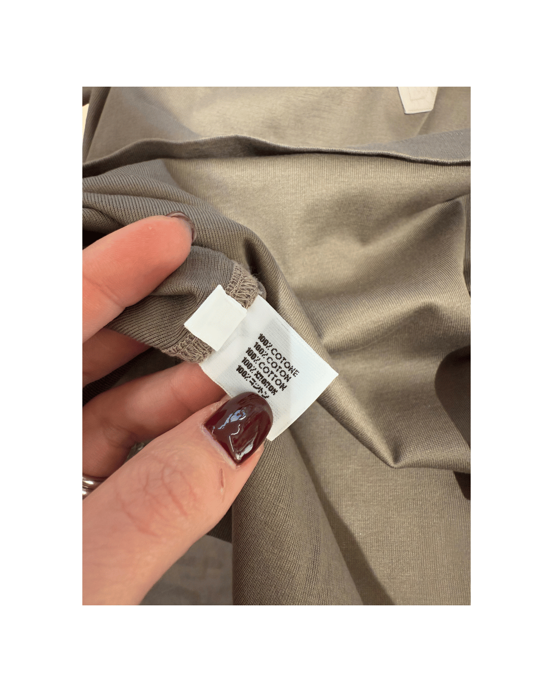MAGLIA MANICHE LUNGHE IN COTONE TORTORA LANVIN