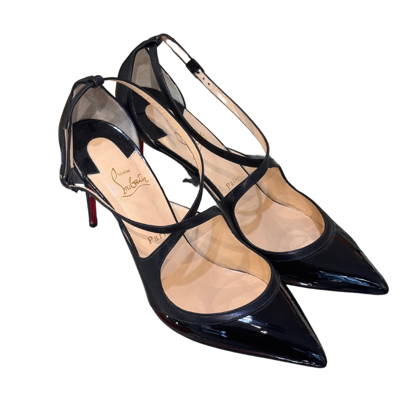 DECOLLETE LOUBOUTIN PUNTA CON INTRECCIO nr41