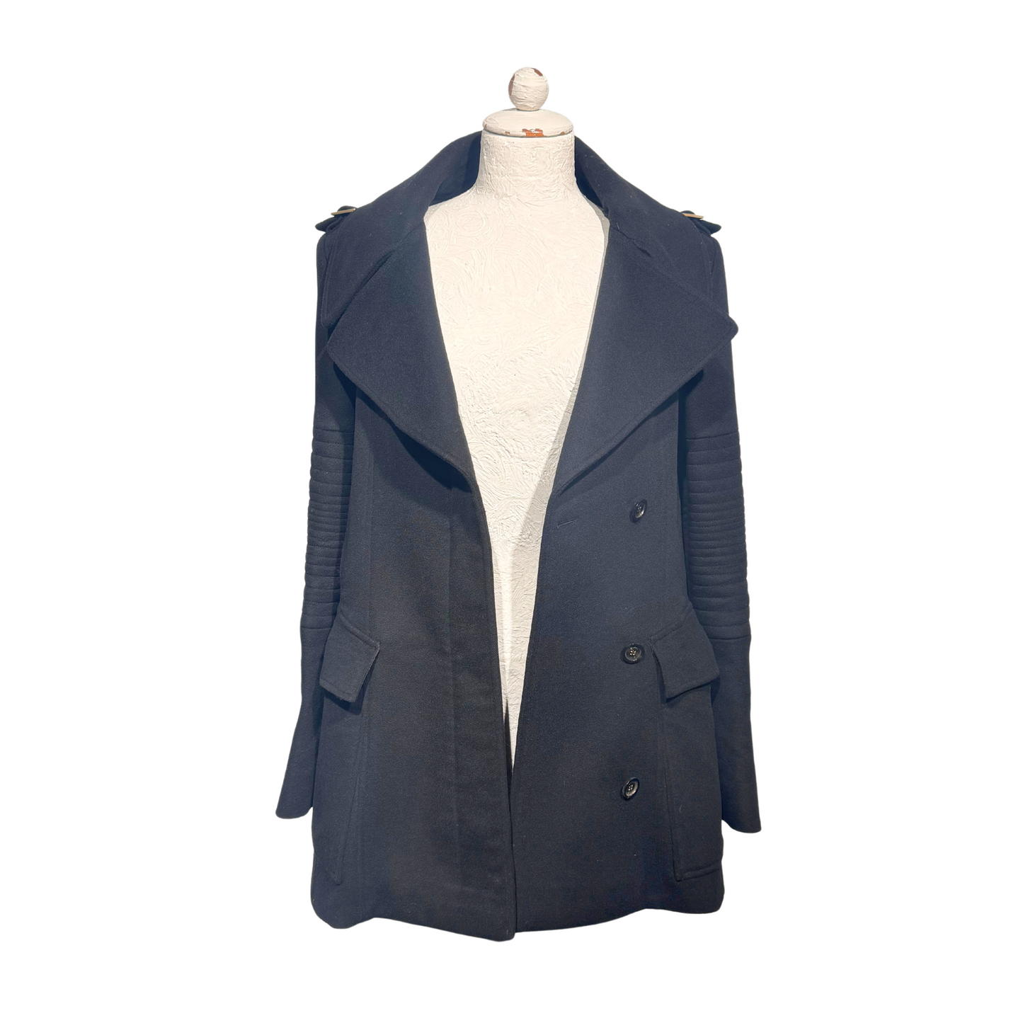 CAPPOTTO GUCCI NERO LANA E CASHMERE