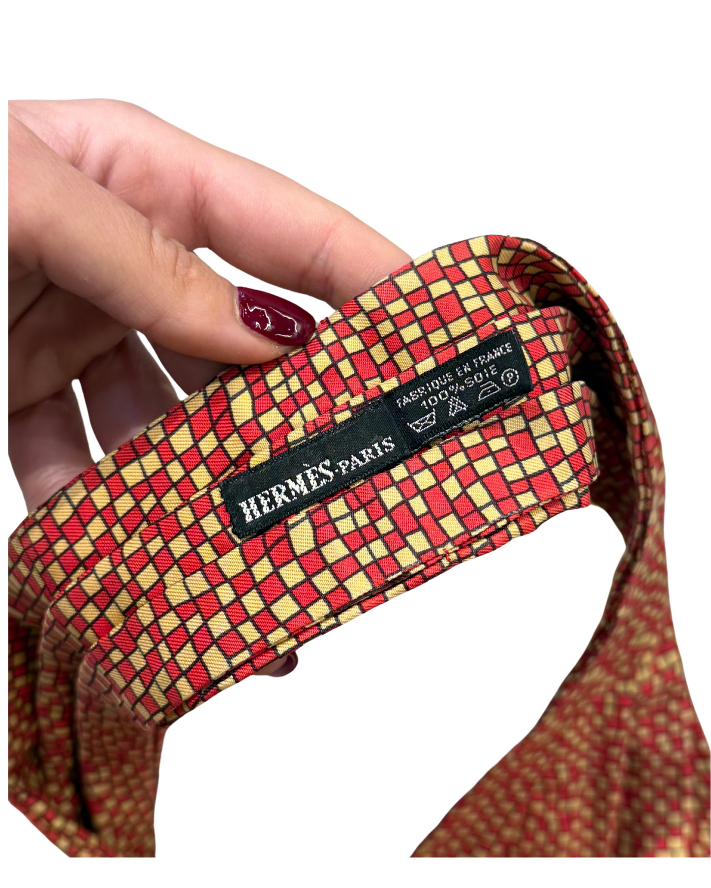 ASCOT HERMES ROSSO E GIALLO