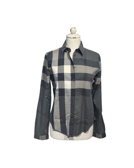 CAMICIA BURBERRY TARTAN SCURO