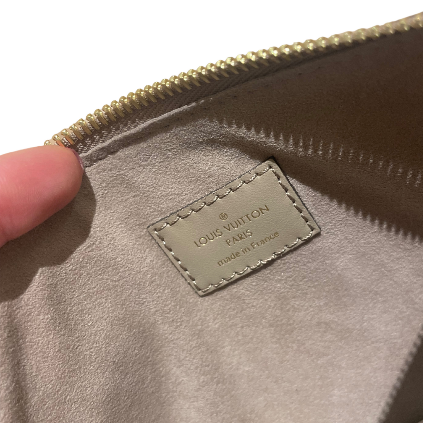 POCHETTE LOUIS VUITTON PELLE EMPREINTE